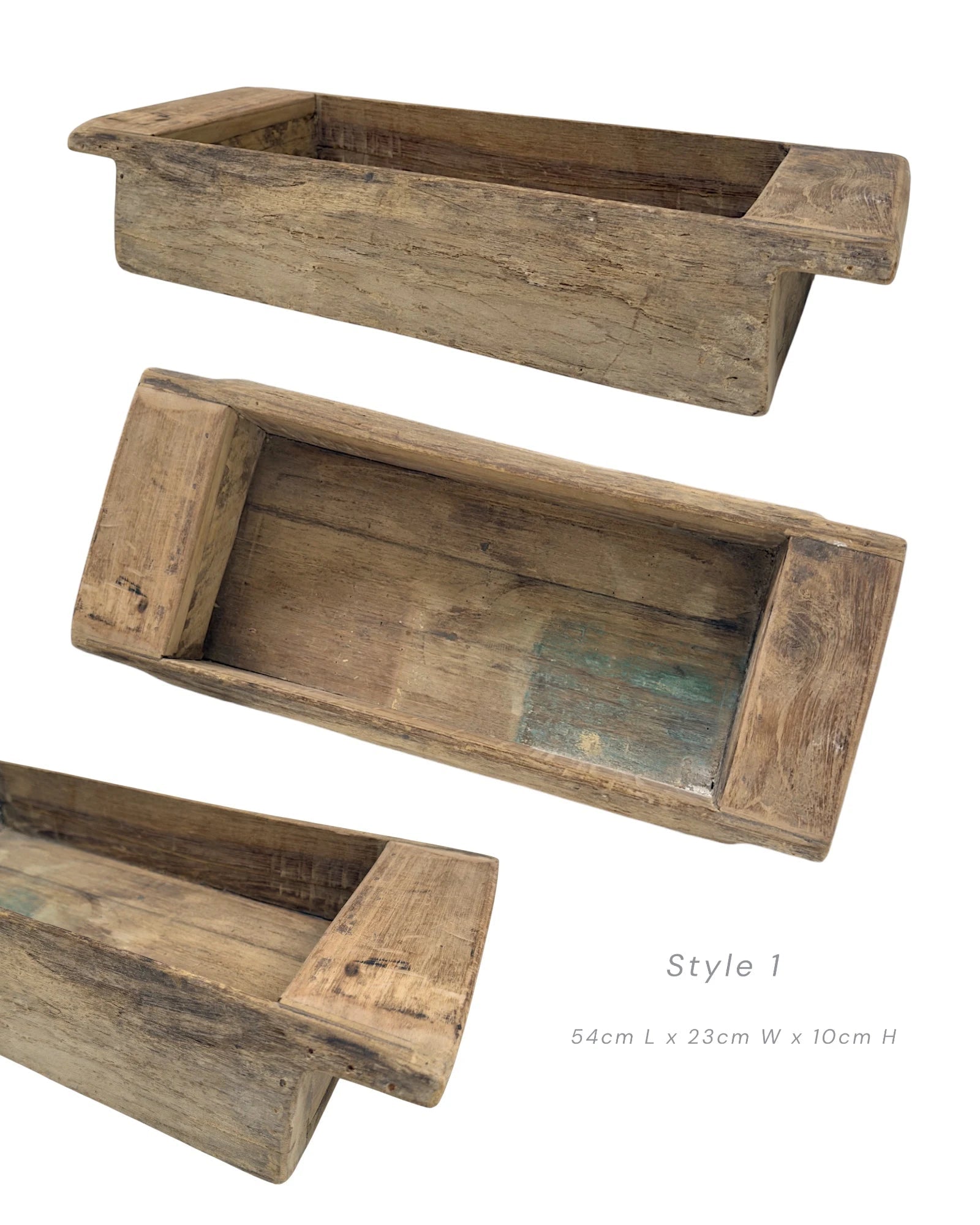 Vintage Indian Khaliya Wooden Tray - Large - Wander & Wild Home