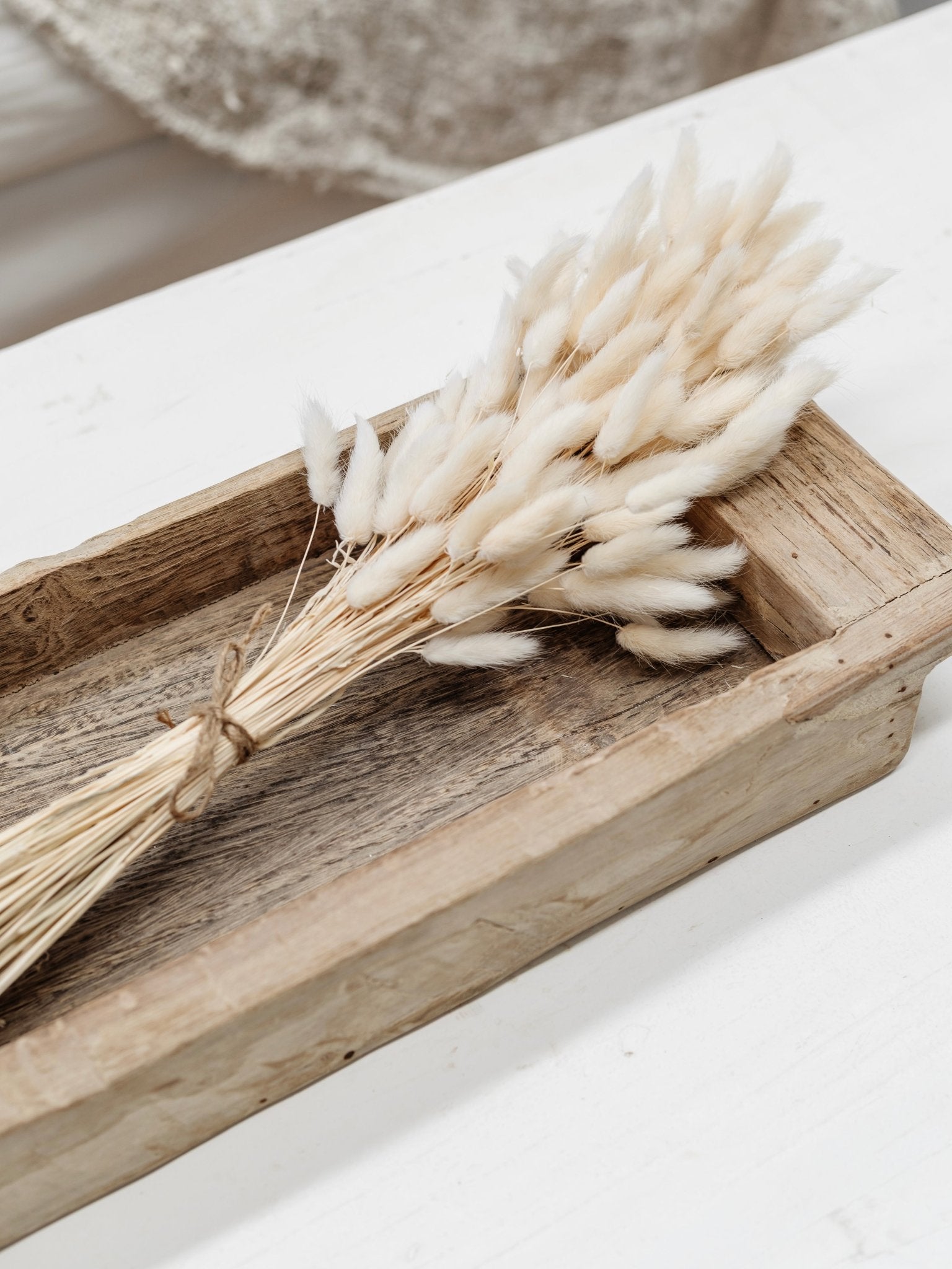 Vintage Indian Khaliya Wooden Tray - Large - Wander & Wild Home