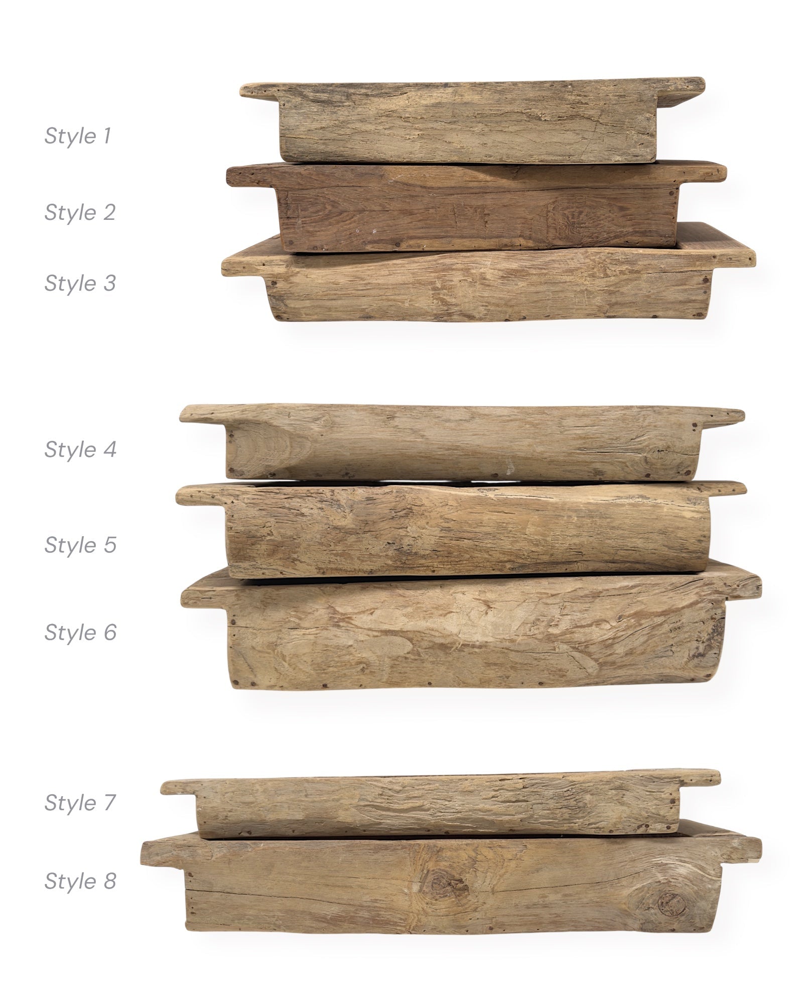 Vintage Indian Khaliya Wooden Tray - Large - Wander & Wild Home