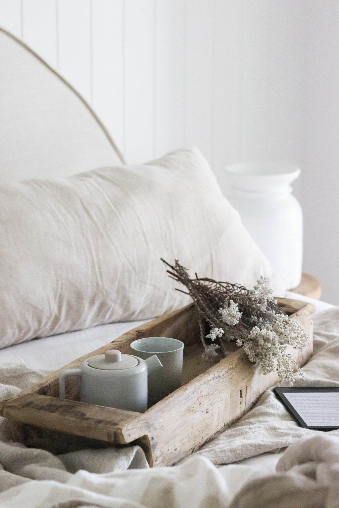 Vintage Indian Khaliya Wooden Tray -Large/XL - Wander & Wild Home