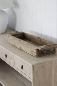 Vintage Indian Khaliya Wooden Tray - Large/XL - Wander & Wild Home