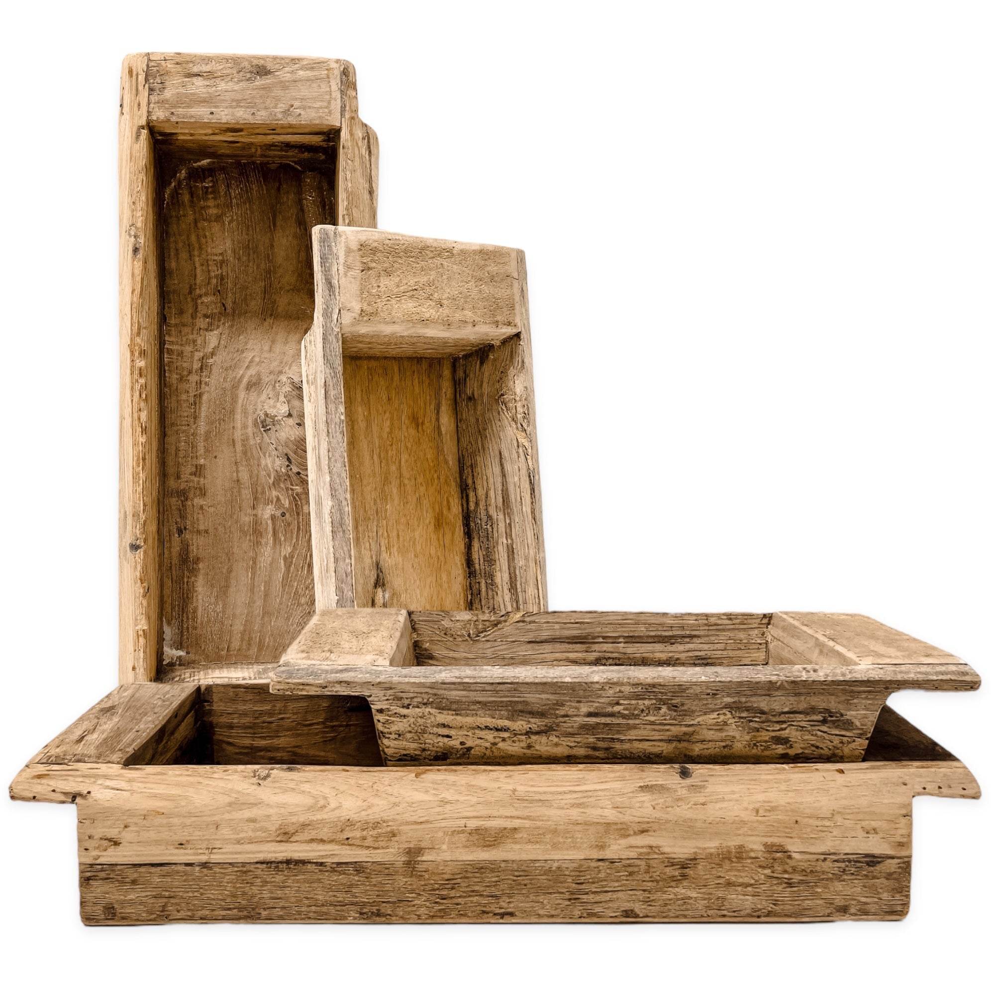 Vintage Indian Khaliya Wooden Tray -Standard - Wander & Wild Home