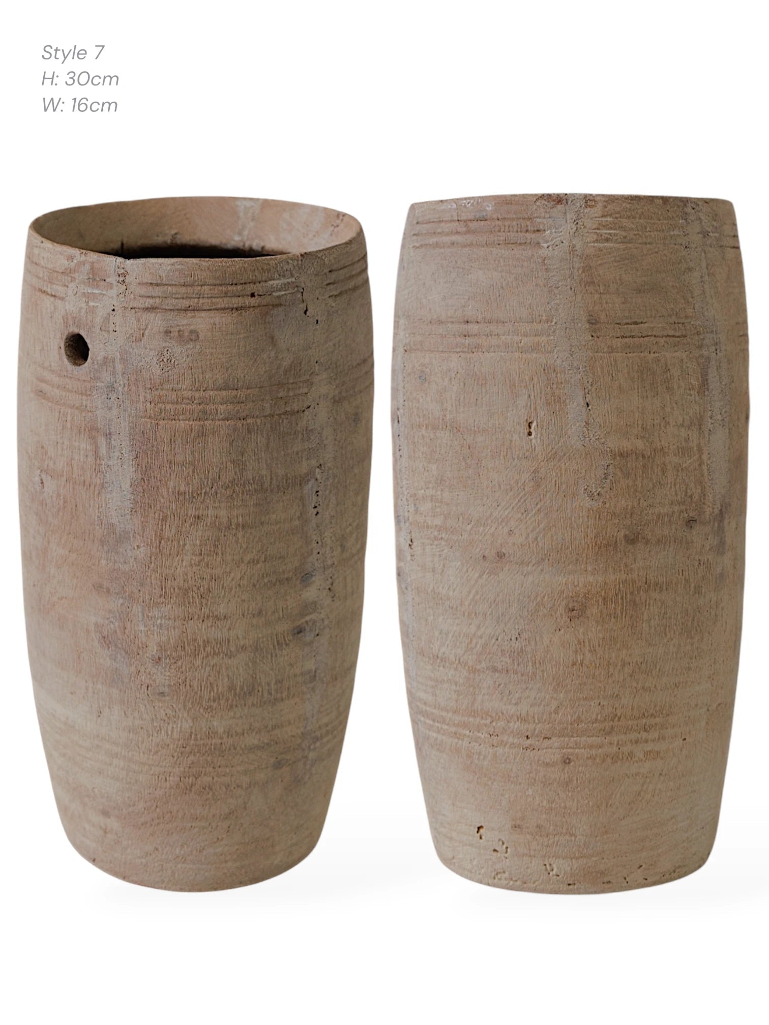 Vintage Indian Milk Pots | Natural - Wander & Wild Home