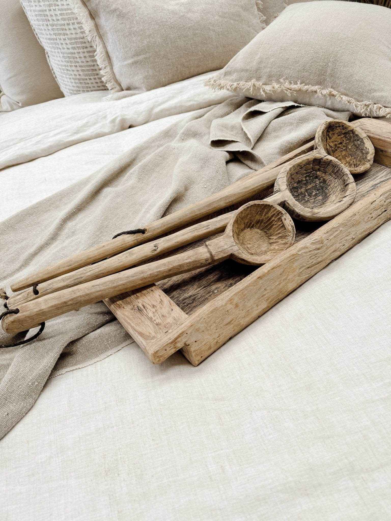 Vintage Indian Teak Spoon