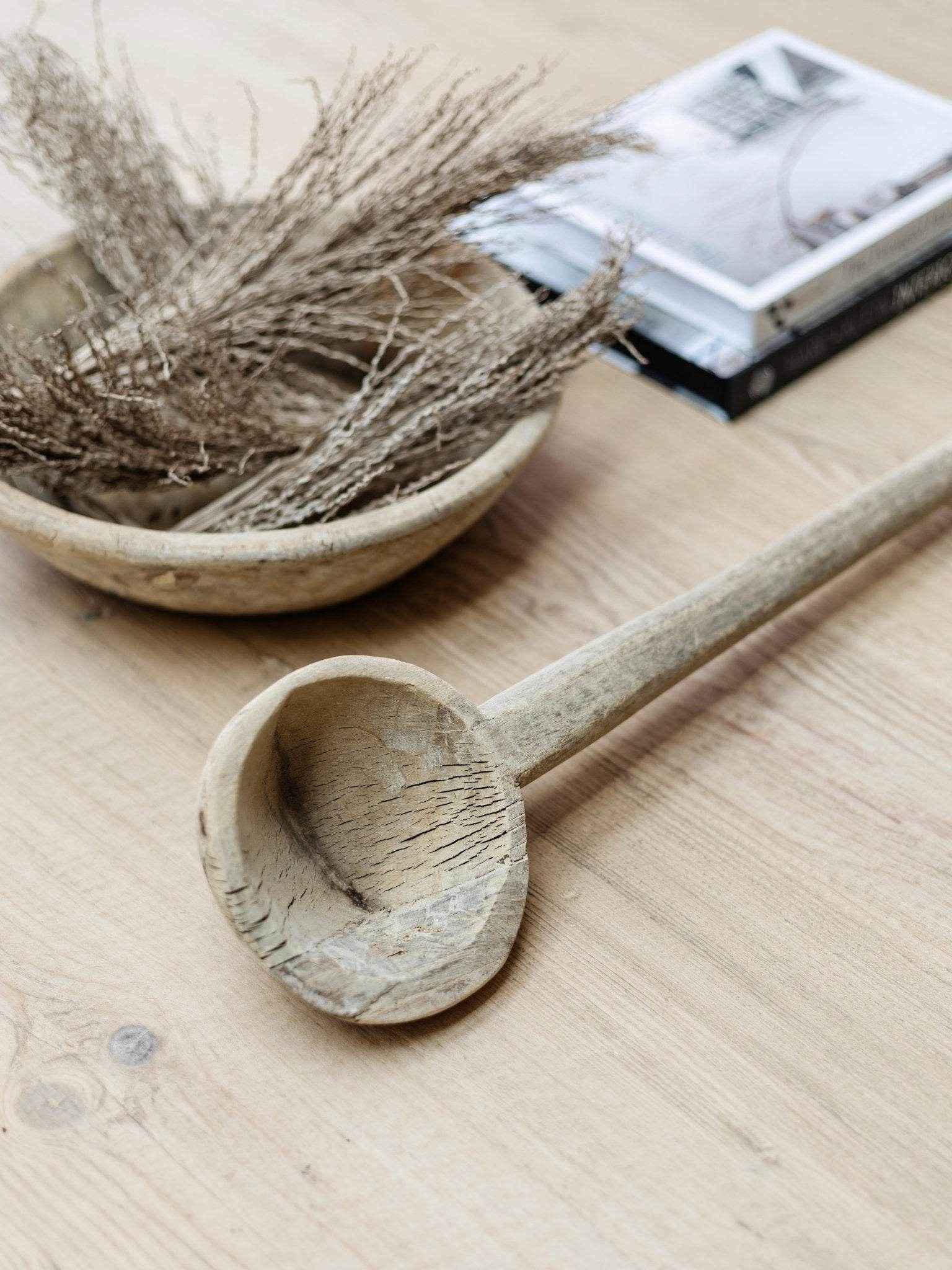 Vintage Indian Teak Spoon