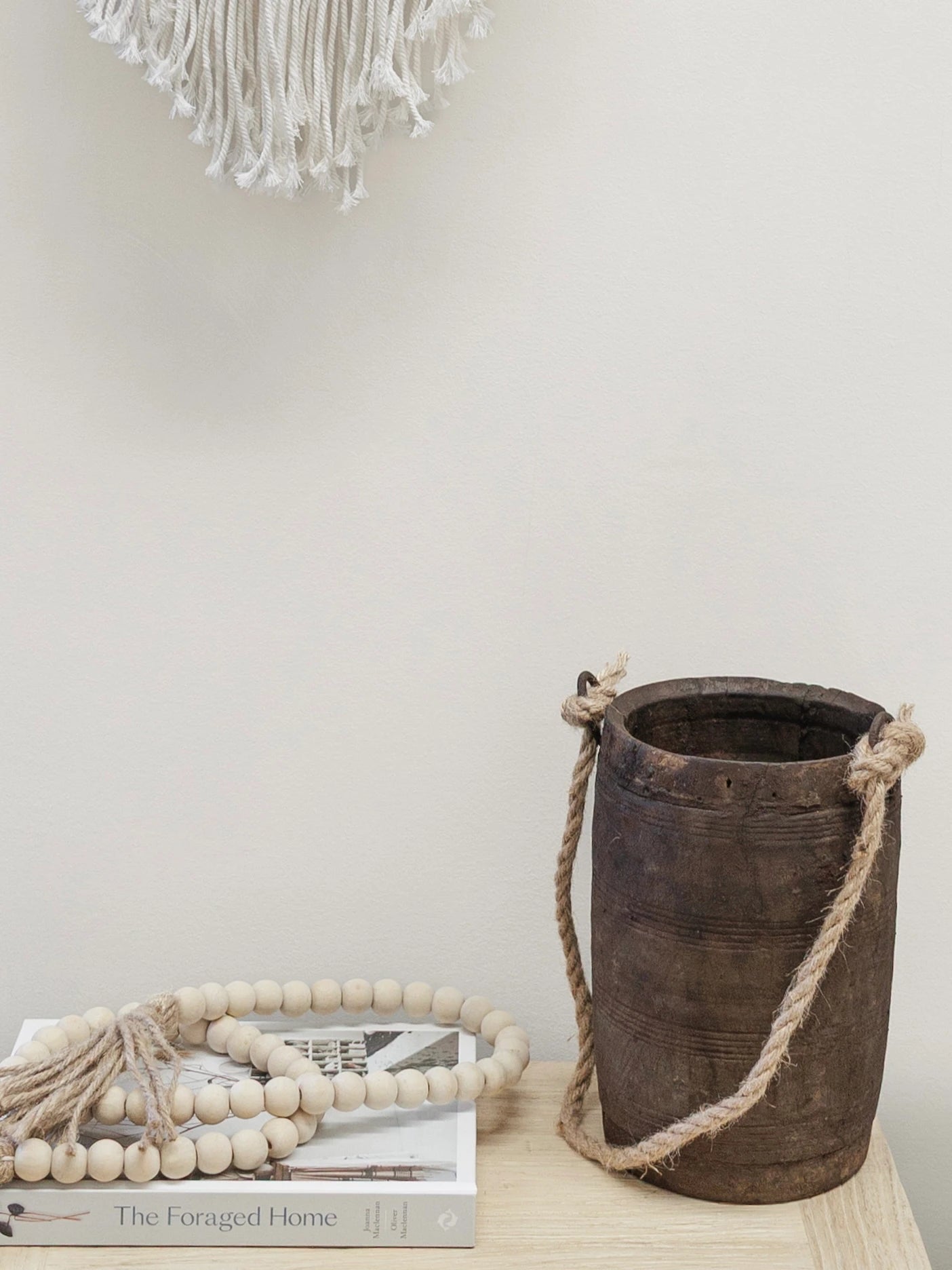 Vintage Indian Village Water Pot | Dark - Wander & Wild Home