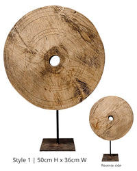 Vintage Indian Wheel on stand -Various - Wander & Wild Home
