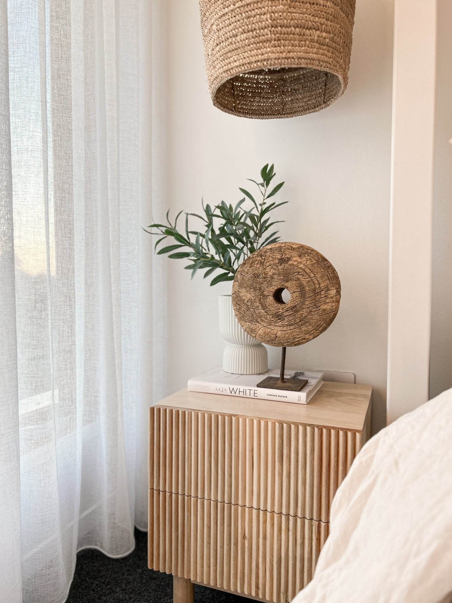 Vintage Indian Wheel on stand -Various - Wander & Wild Home