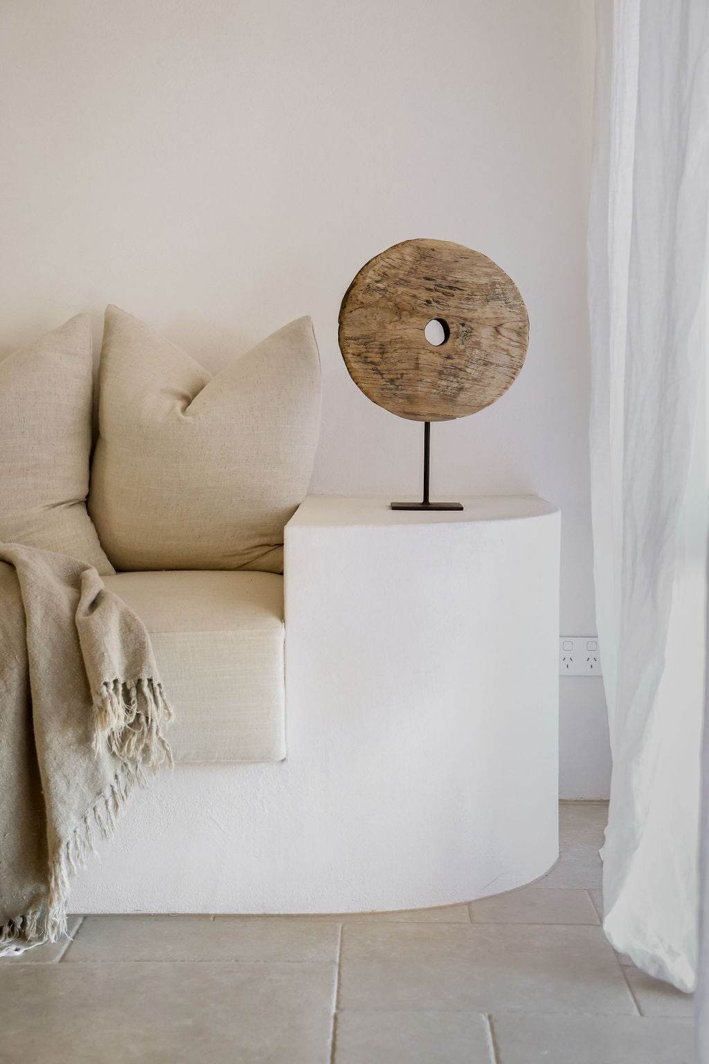 Vintage Indian Wheel on stand -Various - Wander & Wild Home