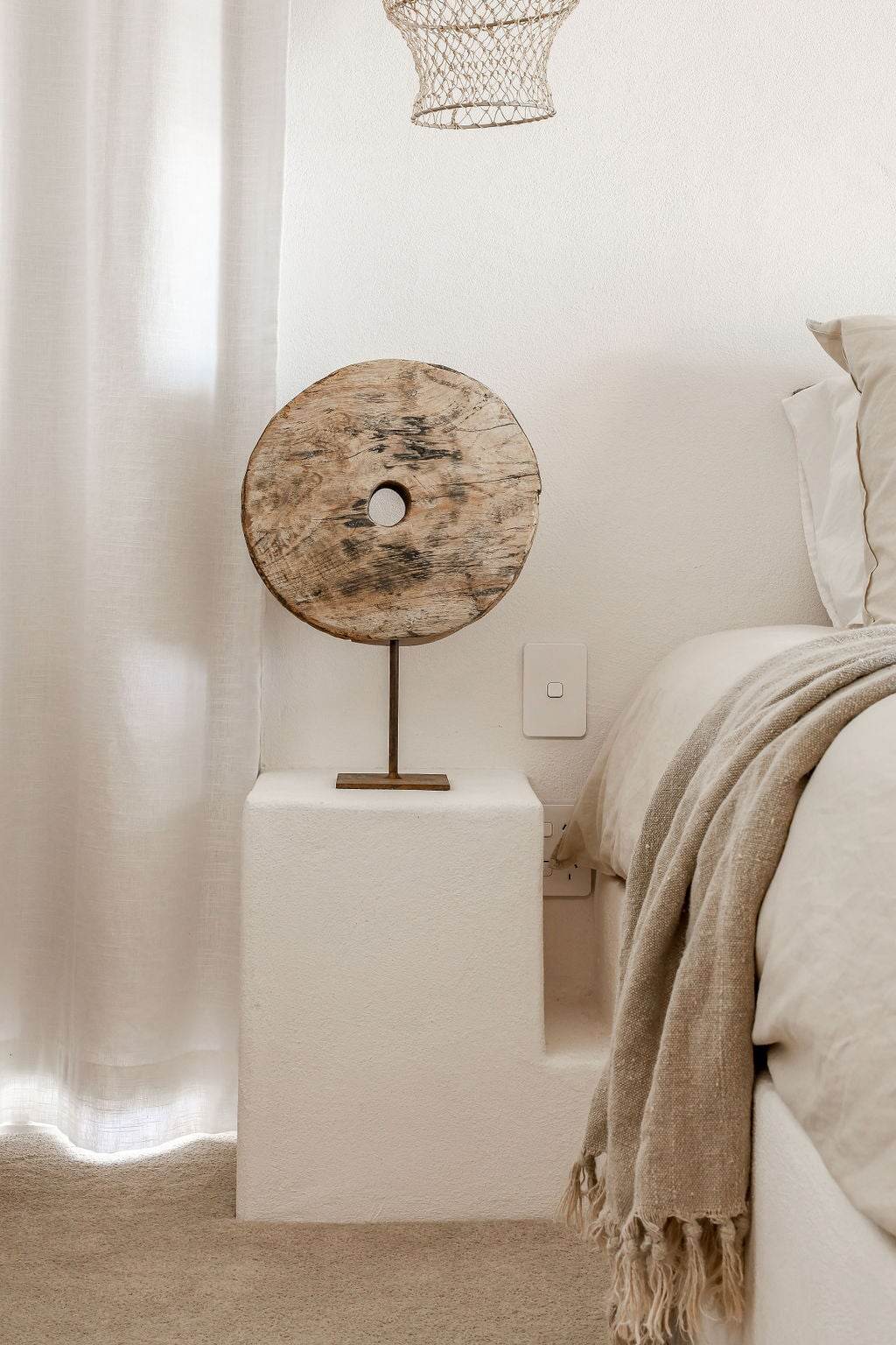 Vintage Indian Wheel on stand -Various - Wander & Wild Home