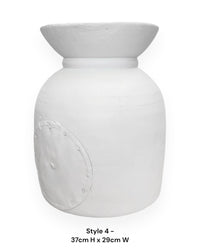 Vintage Nepali Pots | White - Wander & Wild Home