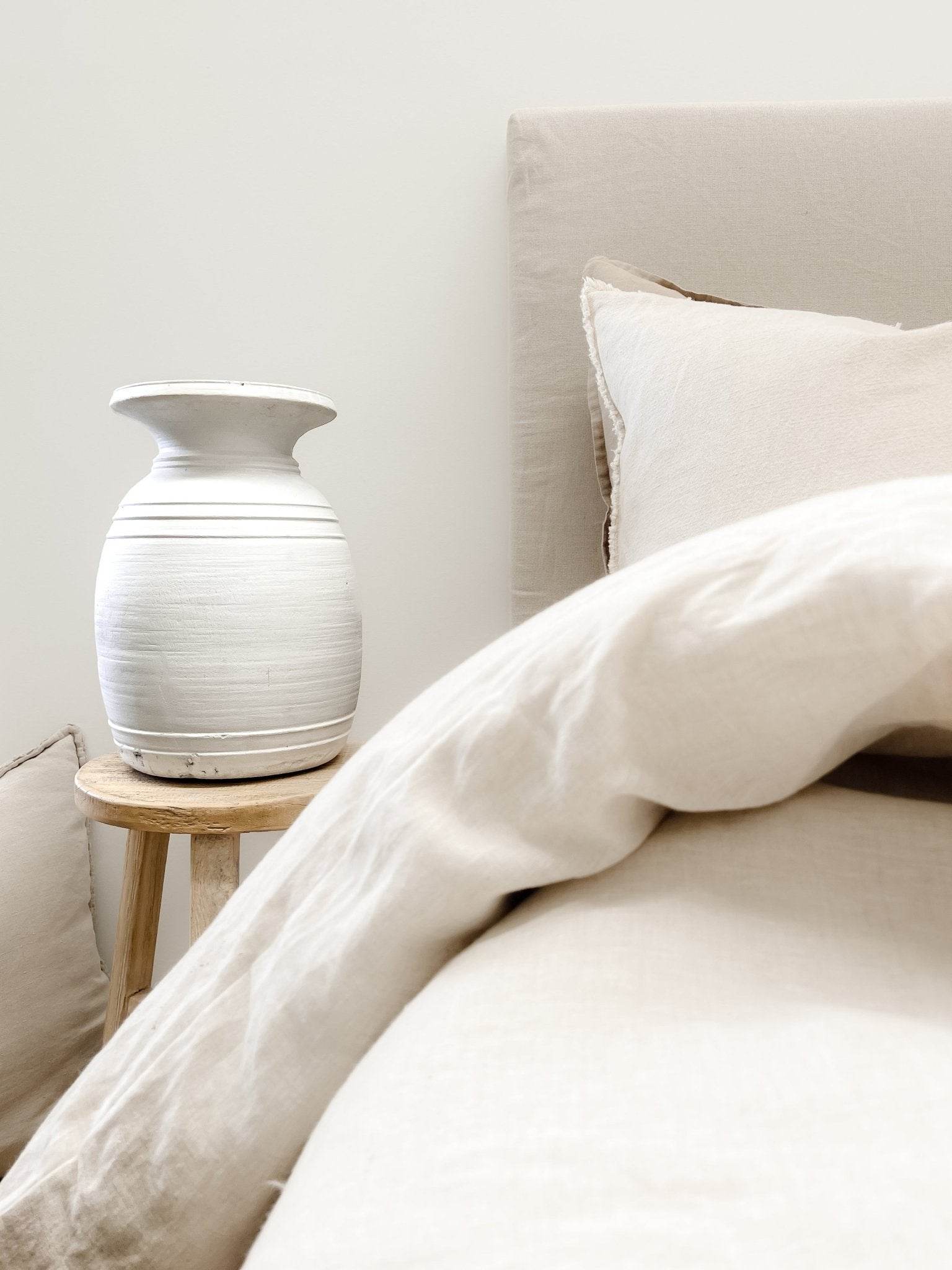 Vintage Nepali Pots | White - Wander & Wild Home