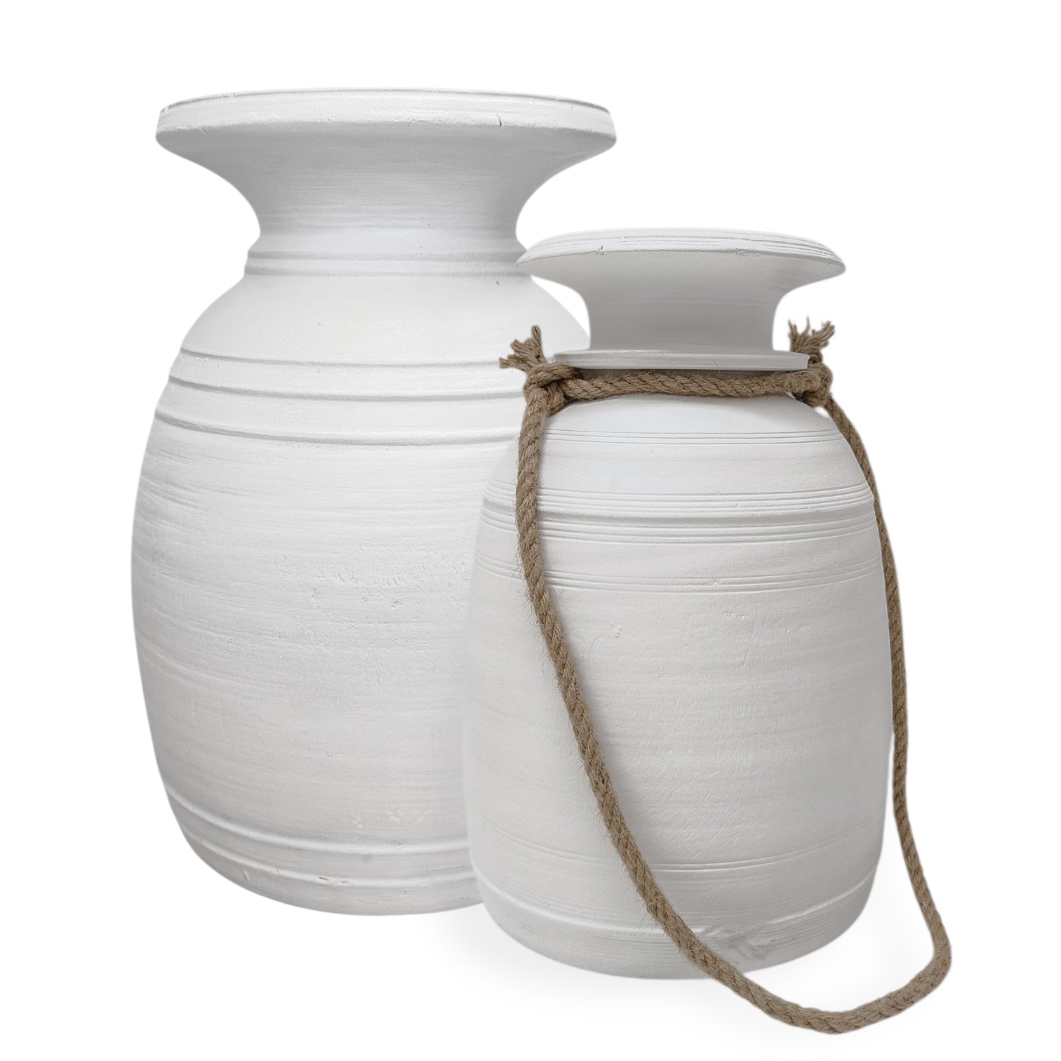 Vintage Nepali Pots | White - Wander & Wild Home