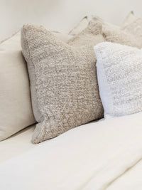 Wabi Recycled Linen Cushion - Natural - Wander & Wild Home