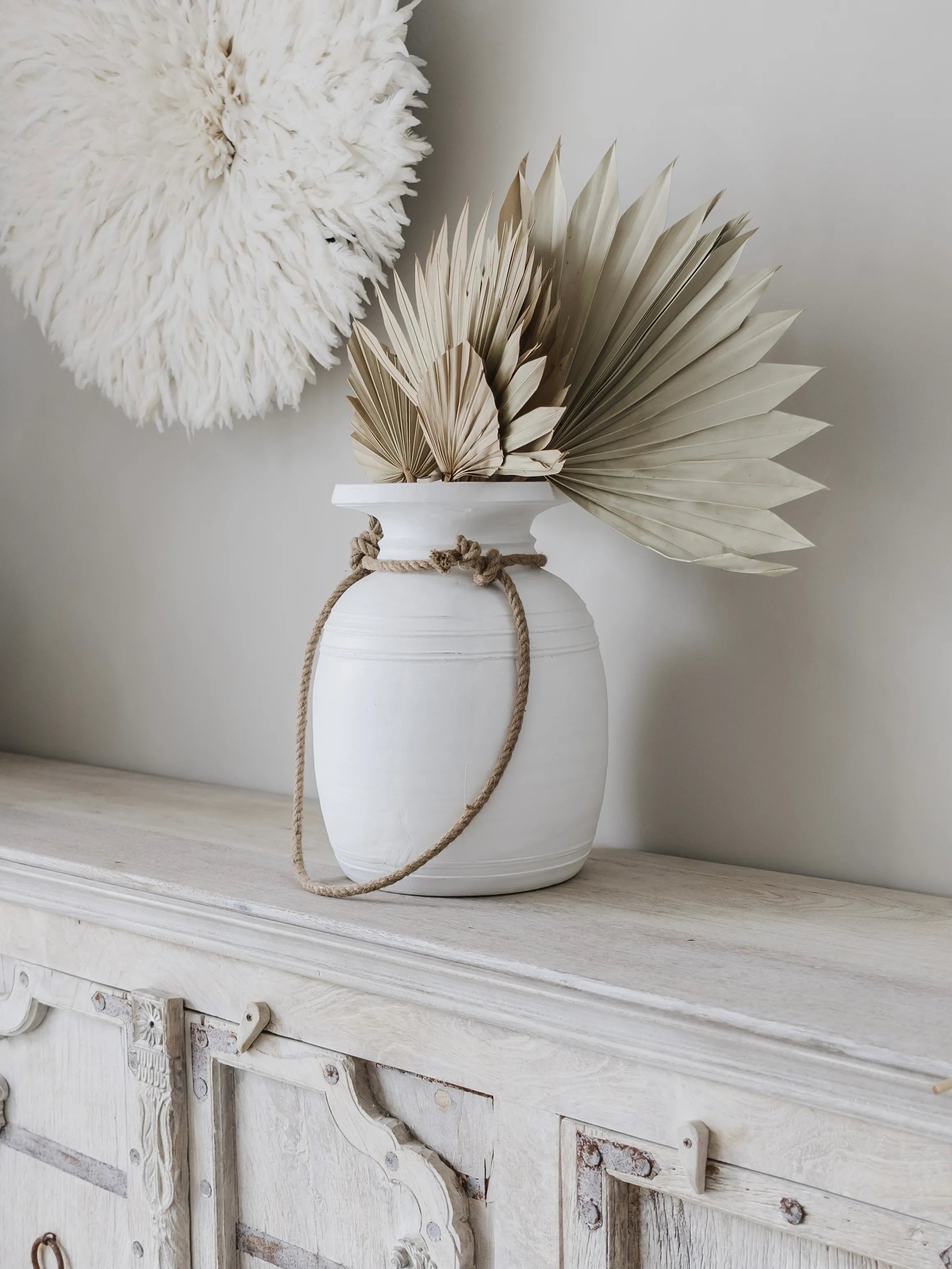 Dried Palm Fans | Natural