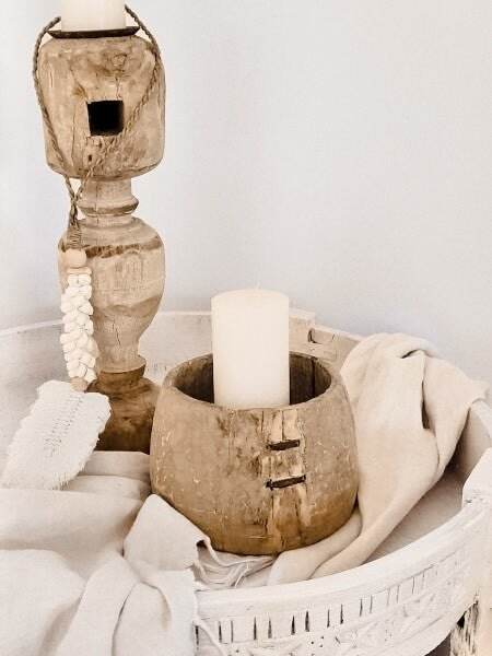 Wooden Indian Mana Pot -Various - Wander & Wild Home