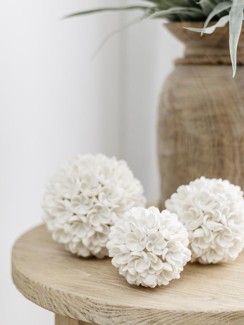Yara | Frangipani Shell Ball - Wander & Wild Home