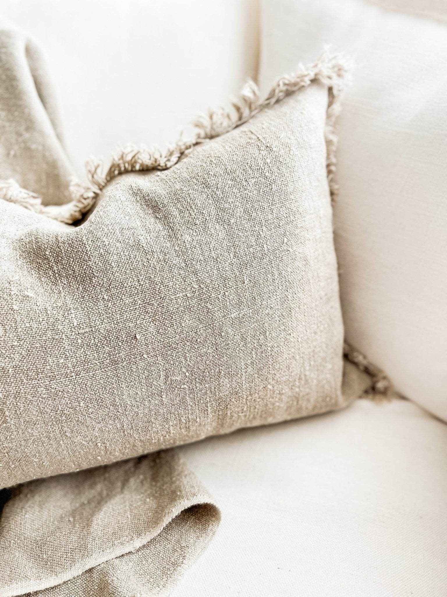Briar Reversible Rustic Linen Cushion