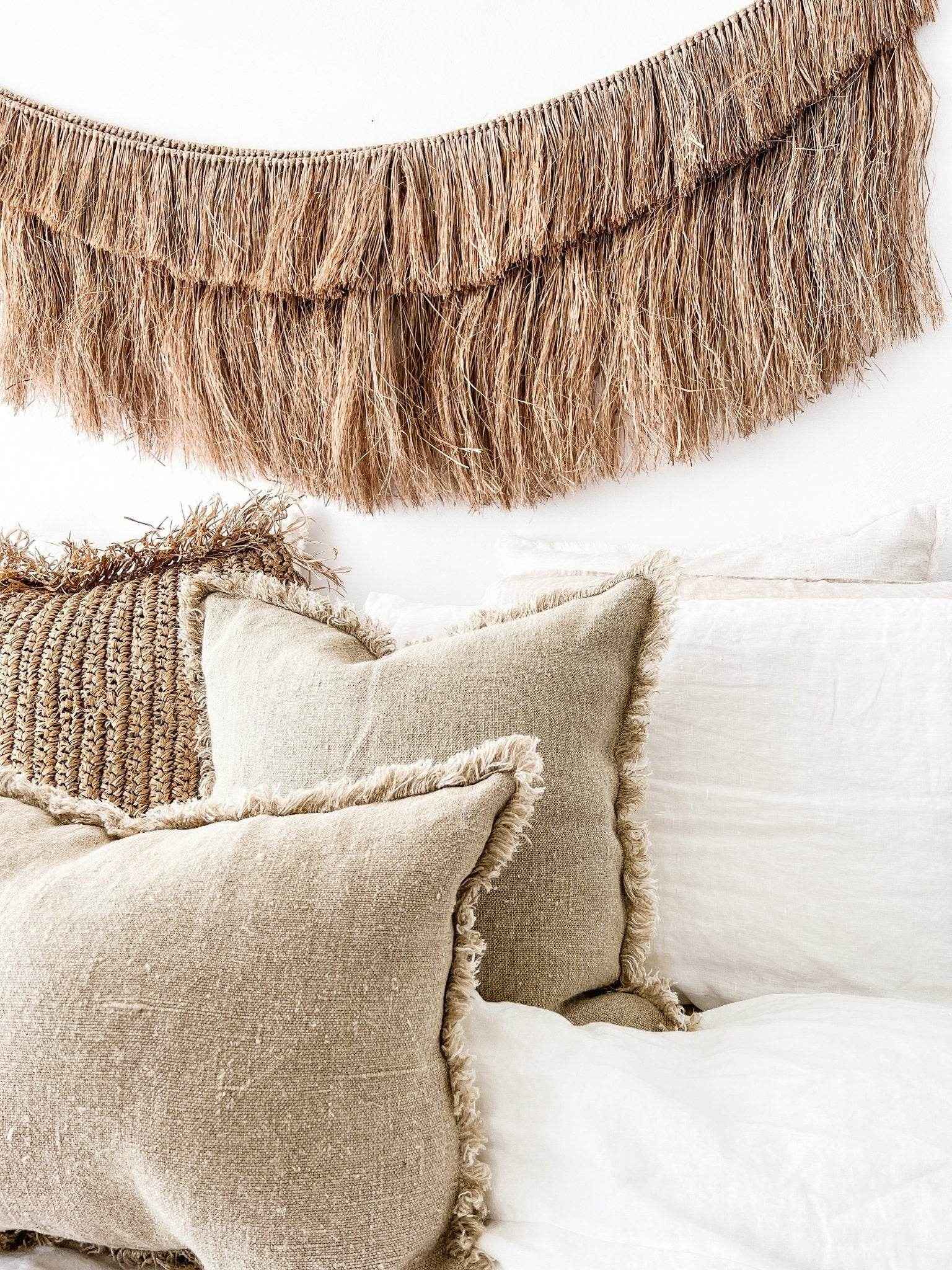 Briar Reversible Rustic Linen Cushion