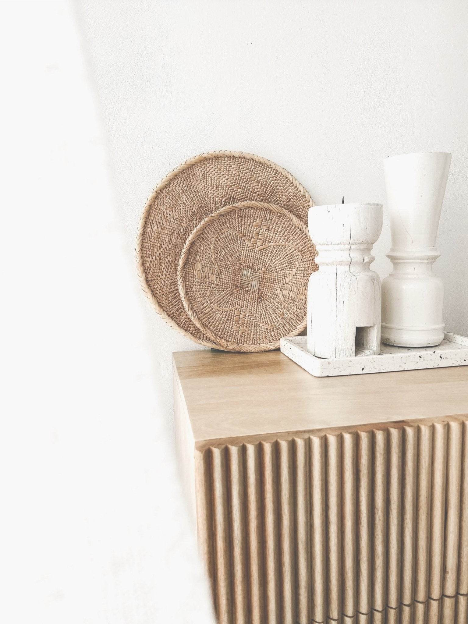 Natural Binga Baskets -Complete Set Of 5 - Wander & Wild Home