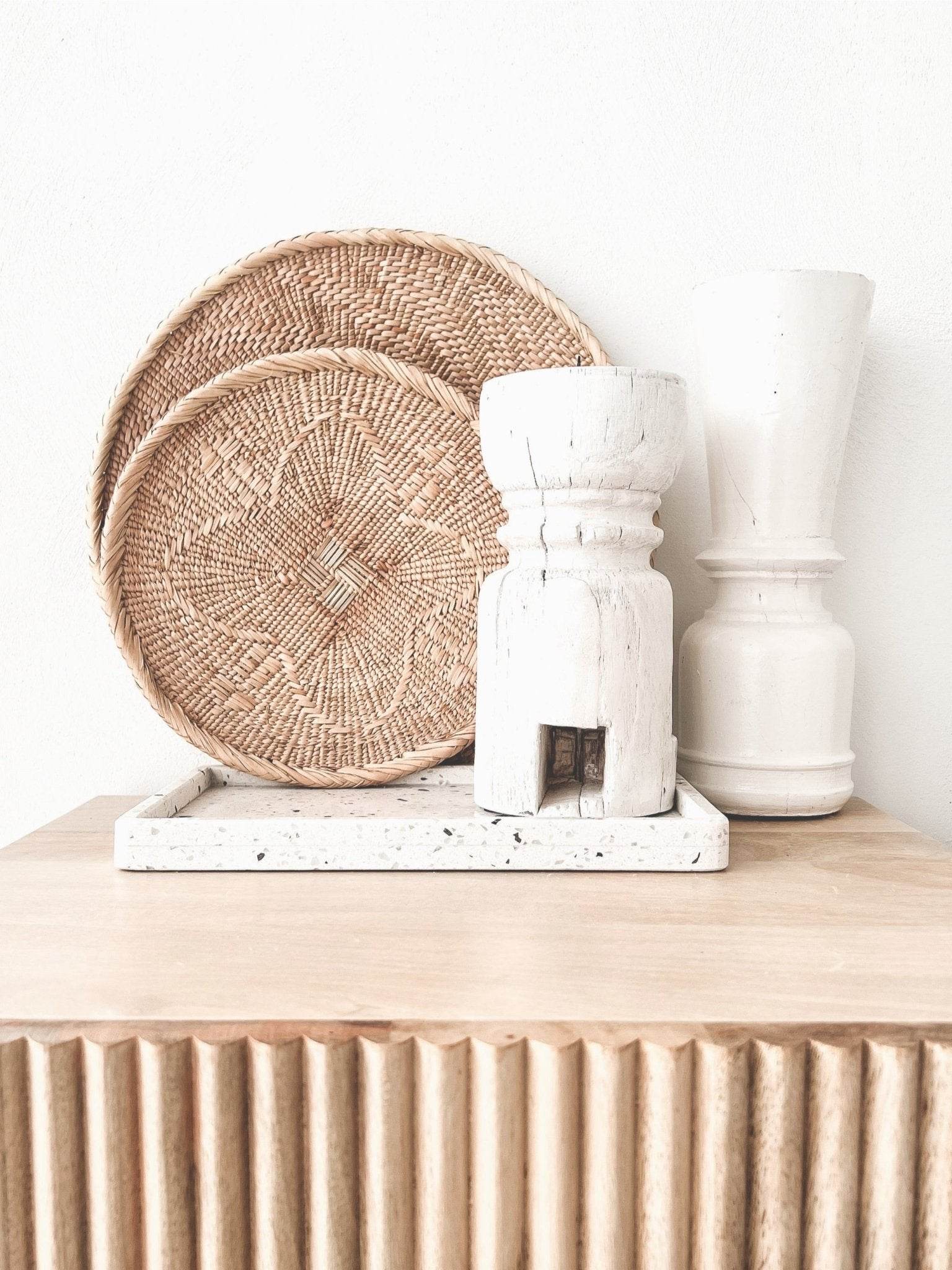 Natural Binga Baskets -Complete Set Of 5 - Wander & Wild Home