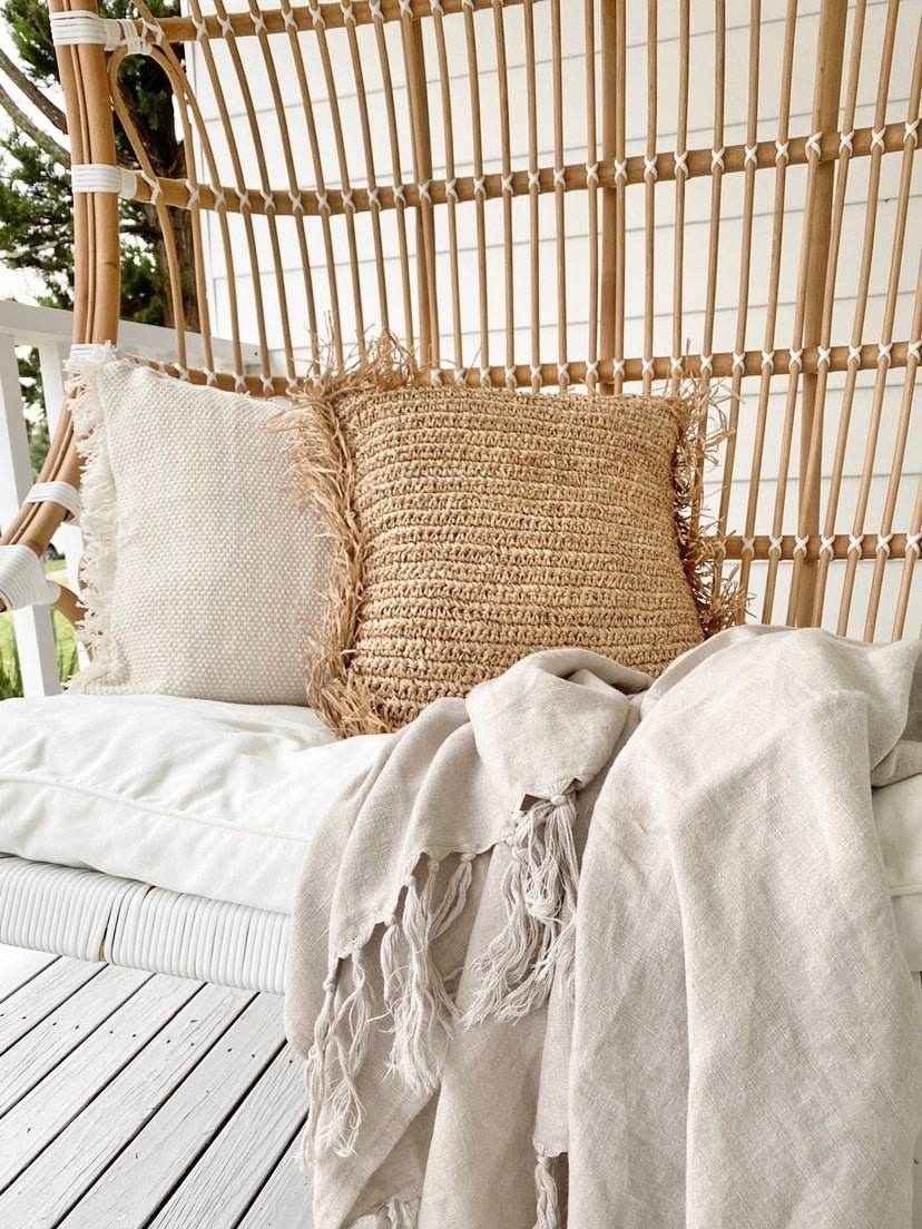 Ohana Raffia Scatter Cushions