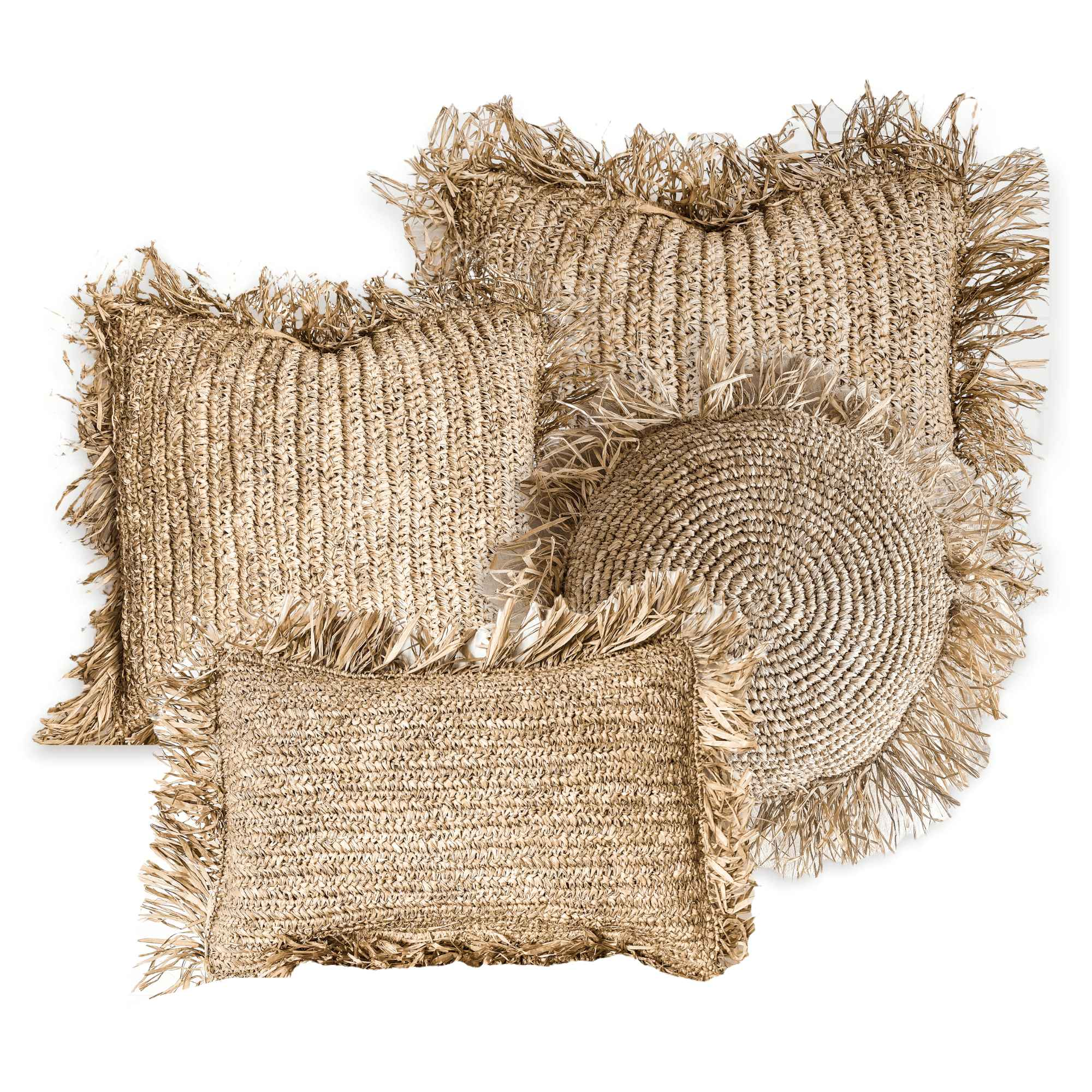 Ohana Raffia Scatter Cushions