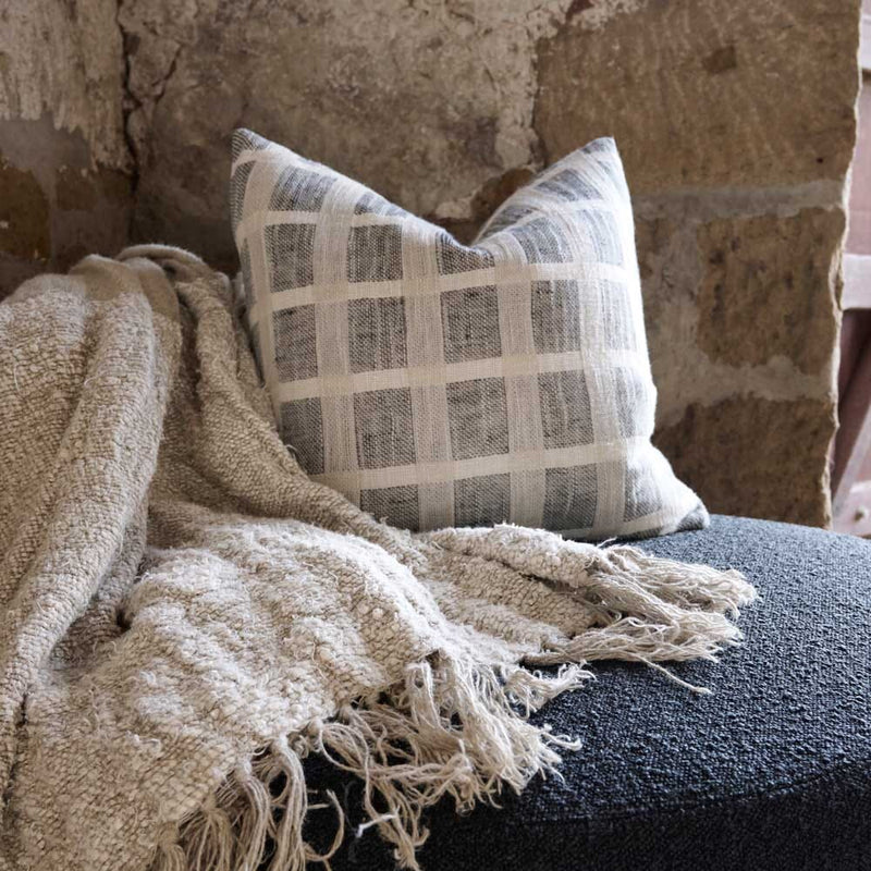 Petra Linen Weave Cushion - Wander & Wild Home